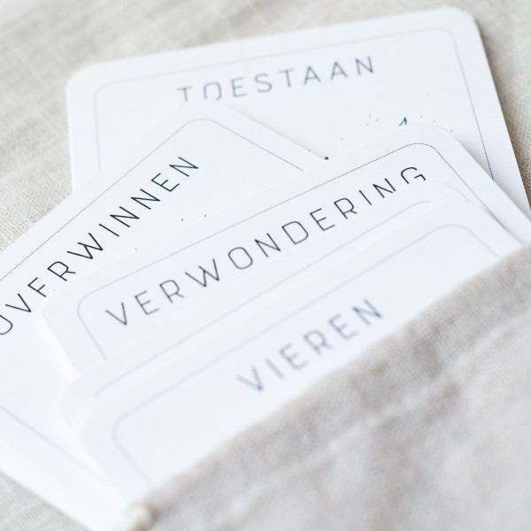 KRACHTWOORDKAARTEN SETJE
