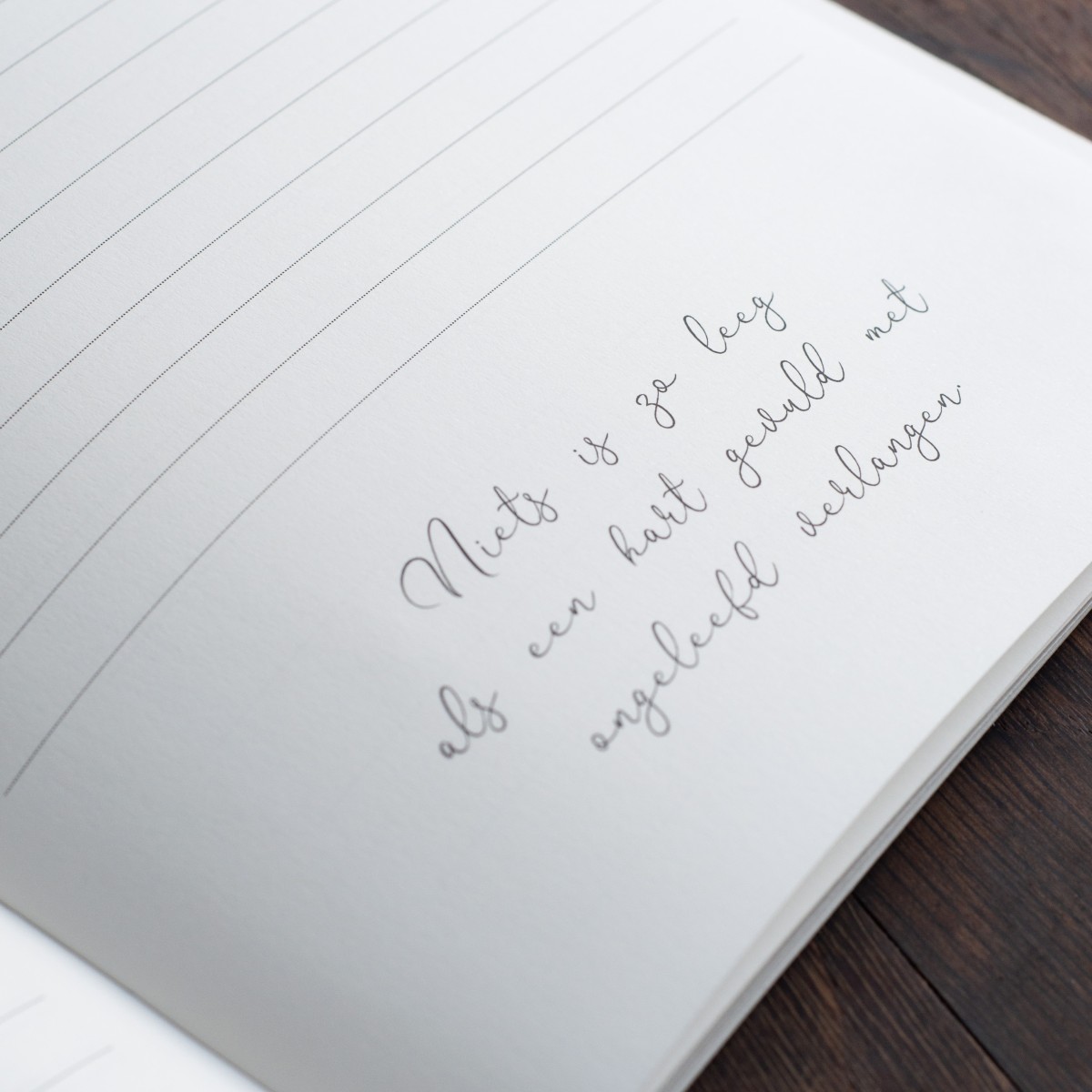 LENTE JOURNAL "INTENTIE"