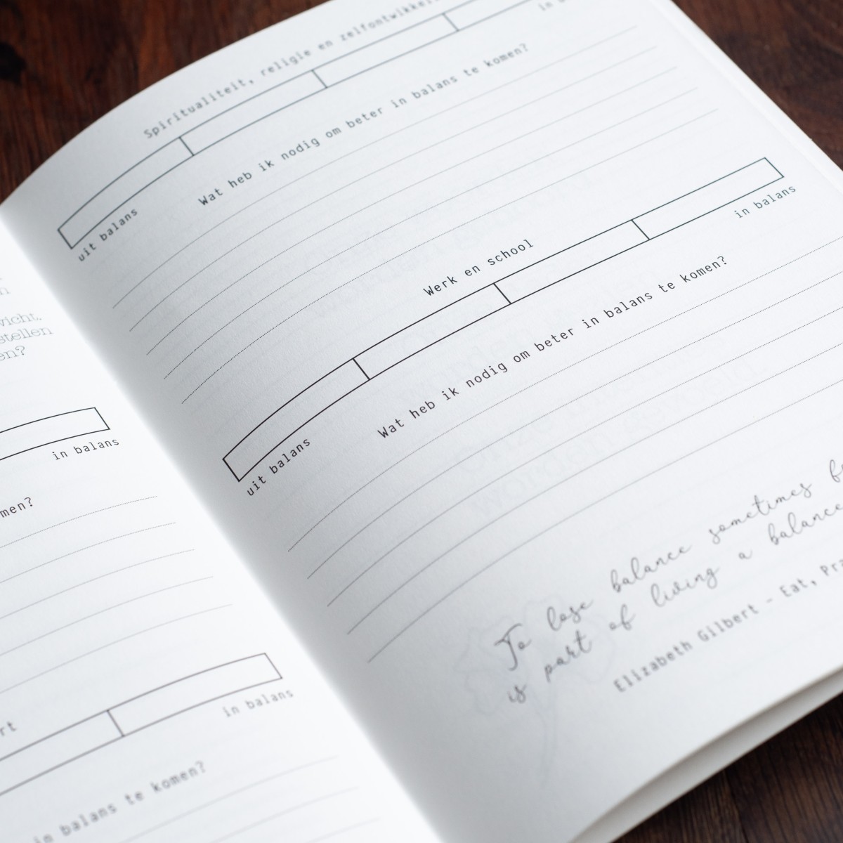 LENTE JOURNAL "INTENTIE"
