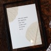 GEDICHT KAART IN LIJSTJE