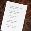 GEDICHT KAART IN LIJSTJE