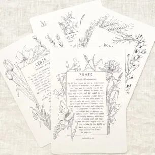 SET 4 SEIZOENSKAARTEN