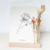 KAART, STANDAARD & DROOGBLOEMEN