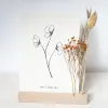KAART, STANDAARD & DROOGBLOEMEN