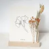 KAART, STANDAARD & DROOGBLOEMEN