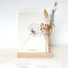 KAART, STANDAARD & DROOGBLOEMEN